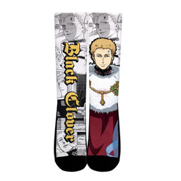Julius Novachrono Socks Black Clover Custom Anime Socks Manga StyleGear Anime