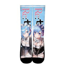 Rem Socks Re:Zero Custom Anime Socks For OtakuGear Anime