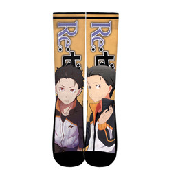 Subaru Natsuki Socks Re:Zero Custom Anime Socks For OtakuGear Anime