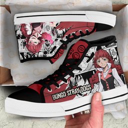 Maud Montgomery High-Top Canvas Shoes Bungo Stray Dogs Custom Anime Sneakers -  Bungo Stray Dogs - Angle 2