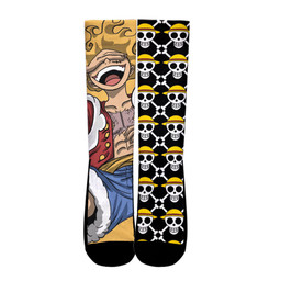 Luffy Gear 5 Socks One Piece Custom Anime SocksGear Anime