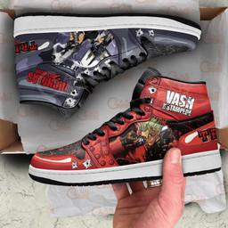 Vash the Stampede and Nicholas D Wolfwood Sneakers Trigun Custom Anime ShoesGear Anime