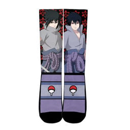 Sasuke Uchiha Socks Custom Anime Socks for OtakuGear Anime
