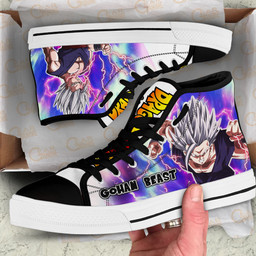 Gohan Beast High Top Shoes Dragon Ball Super Custom Anime Sneakers Gear Anime