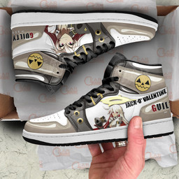 Jack-O' Valentine Sneakers Guilty Gear Custom Anime Shoes Gear Anime