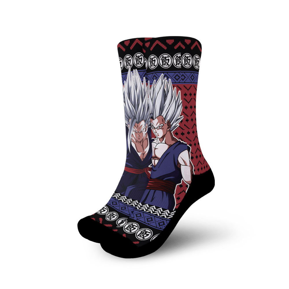 Gohan Beast Socks Dragon Ball Custom Ugly Christmas Anime Socks Gear Anime