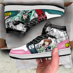Deku and Uravity Sneakers My Hero Academia Custom Manga Anime Shoes Gear Anime