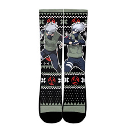 Kakashi Hatake Socks Custom Ugly Christmas Anime Socks Gear Anime