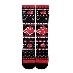 Akatsuki Socks Custom Ugly Christmas Anime Socks Gear Anime