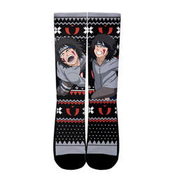 Kiba Inuzuka Socks Custom Ugly Christmas Anime Socks Gear Anime