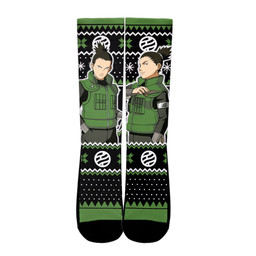 Shikamaru Nara Socks Custom Ugly Christmas Anime Socks Gear Anime