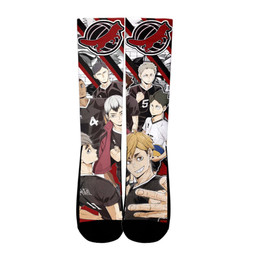 Haikyuu Inarizaki Team Custom Anime Socks For Anime Fans Gear Anime