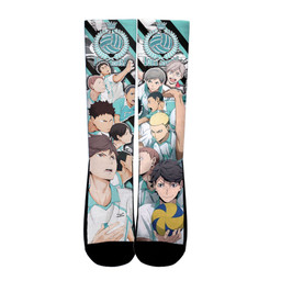 Haikyuu Aoba Johsai Team Custom Anime Socks For Anime Fans Gear Anime