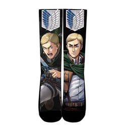 Attack On Titan Erwin Smith Custom Anime Socks Gear Anime