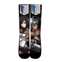 Attack On Titan Mikasa Ackerman Custom Anime Socks Gear Anime