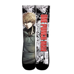One Punch Man Genos Socks Custom For Anime Fans Gear Anime