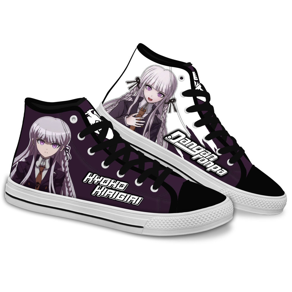 Danganronpa Kyoko Kirigiri Custom Anime High Top Shoes Gear Anime
