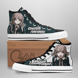 Danganronpa Chiaki Nanami Custom Anime High Top Shoes Gear Anime