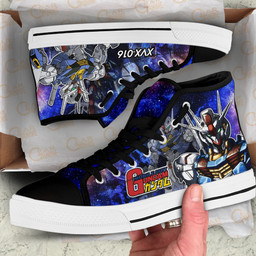 Mobile Suit Gundam Aerial Gundam Anime Custom High Top Shoes Gear Anime