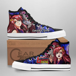Mobile Suit Gundam Lacus Clyne Anime Custom High Top Shoes Gear Anime