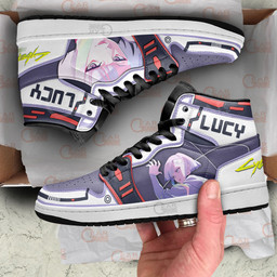 Cyberpunk Lucy Shoes Custom For Anime Fans Gear Anime