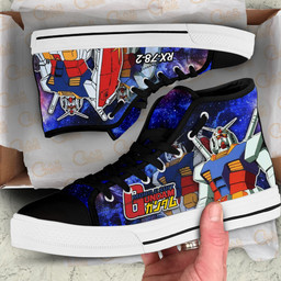 Mobile Suit Gundam RX-78-2 Gundam Anime Custom High Top Shoes Gear Anime