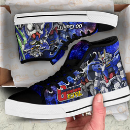 Mobile Suit Gundam 00Q Gundam Anime Custom High Top Shoes Gear Anime