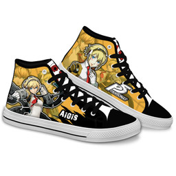 Persona Aigis Anime Custom High Top Shoes Gear Anime