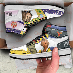 Final Fantasy Tidus and Yuna Shoes Custom For Anime Fans Gear Anime