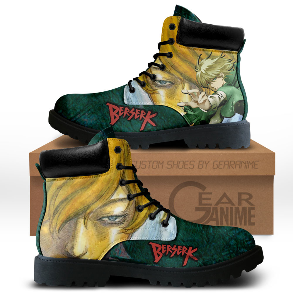 Berserk Serpico Boots Custom Anime Shoes NTT0610Gear Anime