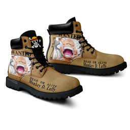 One Piece Luffy Gear 5 Wanted Boots Custom Anime ShoesGear Anime- 2- Gear Anime