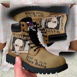 One Piece Nico Robin Wanted Boots Custom Anime ShoesGear Anime- 1- Gear Anime