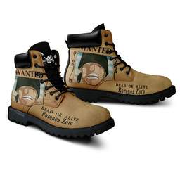 One Piece Roronoa Zoro Wanted Boots Custom Anime ShoesGear Anime- 2- Gear Anime