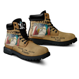 One Piece Franky Wanted Boots Custom Anime ShoesGear Anime- 2- Gear Anime