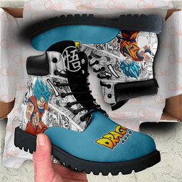 Dragon Ball Goku Blue Boots Custom Manga Anime ShoesGear Anime- 1- Gear Anime