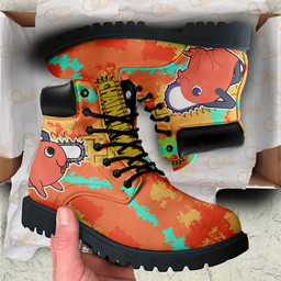 Chainsaw Man Pochita Boots Custom Anime ShoesGear Anime- 1- Gear Anime