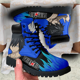 Fairy Tail Gray Fullbuster Boots Custom Anime ShoesGear Anime- 1- Gear Anime