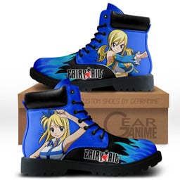 Fairy Tail Lucy Heartfilia Boots Custom Anime ShoesGear Anime