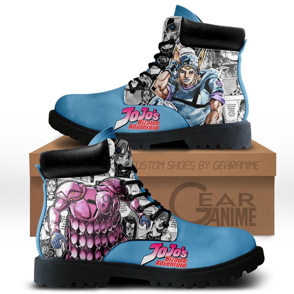 Jojo's Bizarre Adventure Johnny Joestar Boots Custom Anime ShoesGear Anime