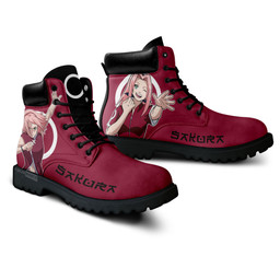 Sakura Haruno Boots Custom Shoes For Anime Fans MV1110Gear Anime- 2- Gear Anime