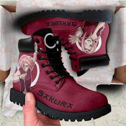 Sakura Haruno Boots Custom Shoes For Anime Fans MV1110Gear Anime- 1- Gear Anime