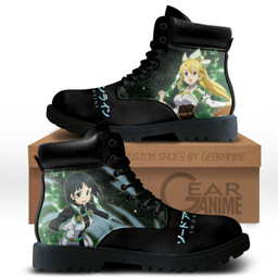 Sword Art Online Leafa Boots Anime Custom ShoesGear Anime