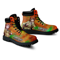 Code Geass Shirley Fenette Boots Anime Custom ShoesGear Anime- 2- Gear Anime