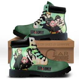 Spy x Family Forger Family Boots Anime Custom ShoesGear Anime