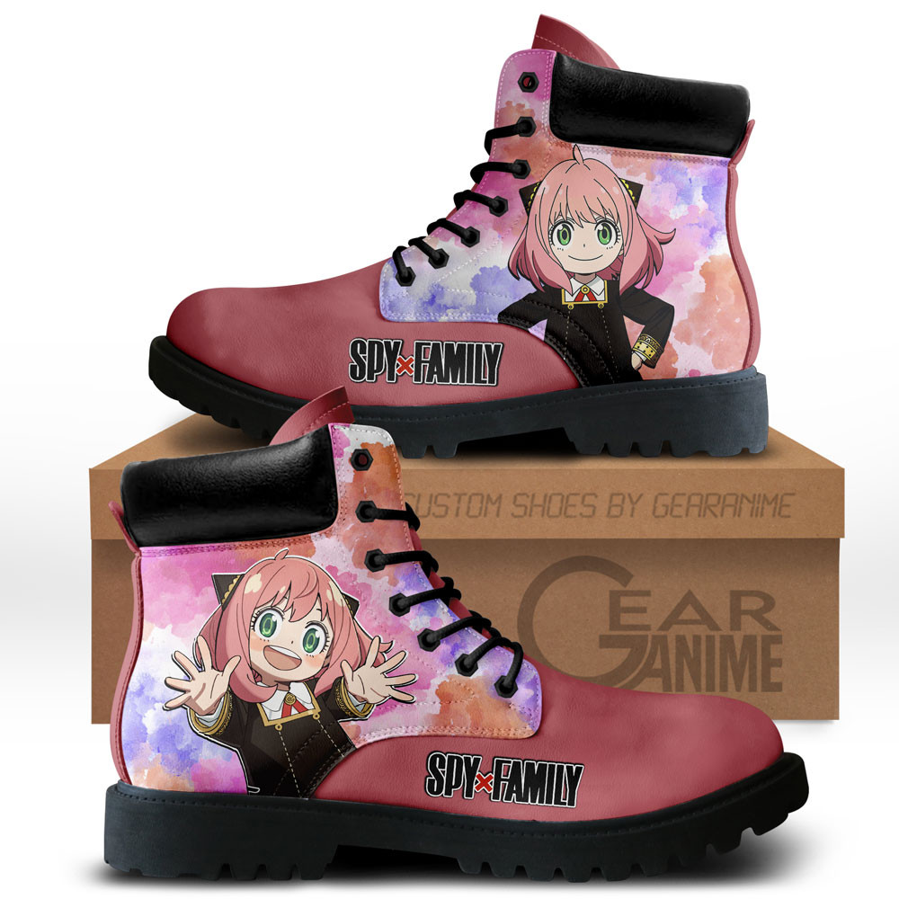 Spy x Family Anya Forger Boots Anime Custom ShoesGear Anime