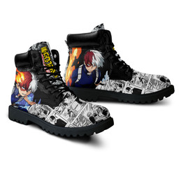 My Hero Academia Shoto Todoroki Boots Anime Custom Shoes MV1710Gear Anime- 2- Gear Anime