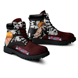 Bleach Ichigo Kurosaki Boots Manga Anime Custom Shoes NTT0711Gear Anime- 2- Gear Anime