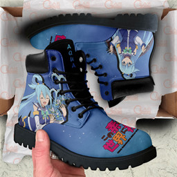 KonoSuba Aqua Boots Anime Custom Shoes MV0711Gear Anime- 1- Gear Anime