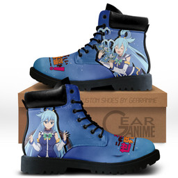 KonoSuba Aqua Boots Anime Custom Shoes MV0711Gear Anime