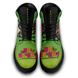 KonoSuba Kazuma Satou Boots Anime Custom Shoes MV0711Gear Anime- 1- Gear Anime- 3- Gear Anime